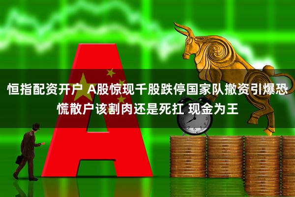 恒指配资开户 A股惊现千股跌停国家队撤资引爆恐慌散户该割肉还是死扛 现金为王
