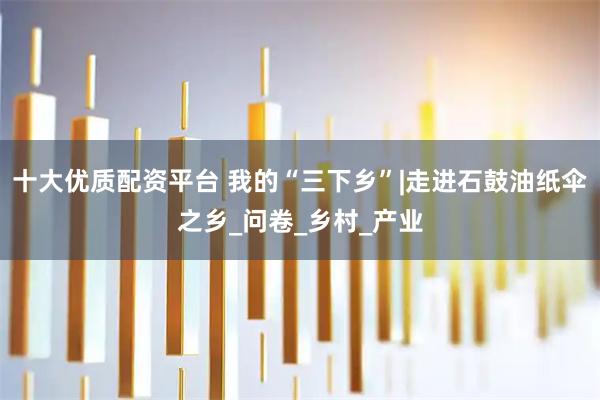 十大优质配资平台 我的“三下乡”|走进石鼓油纸伞之乡_问卷_乡村_产业